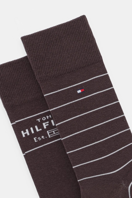 Tommy Hilfiger skarpetki 2-pack 701236634 brązowy AW25