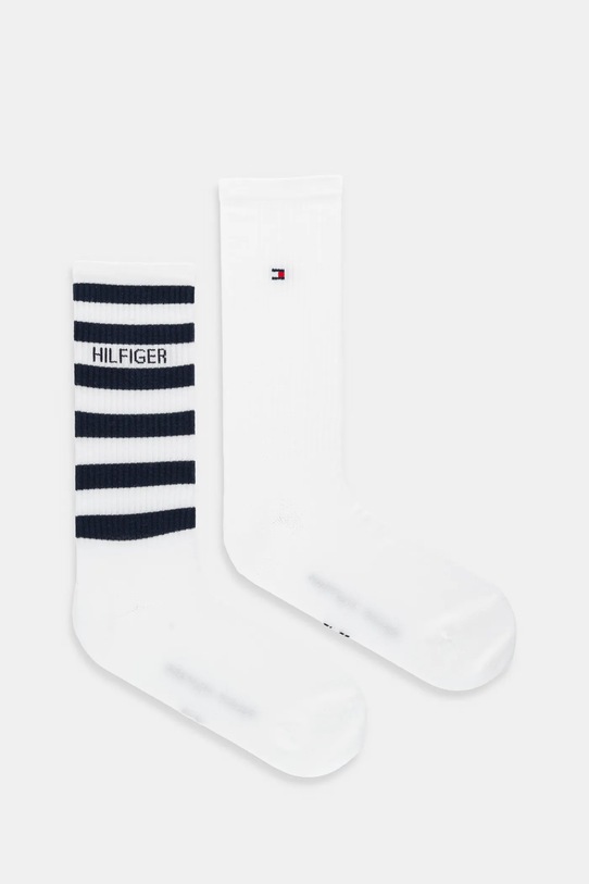 Ponožky Tommy Hilfiger 2-pak jednofarebný biela 701236735