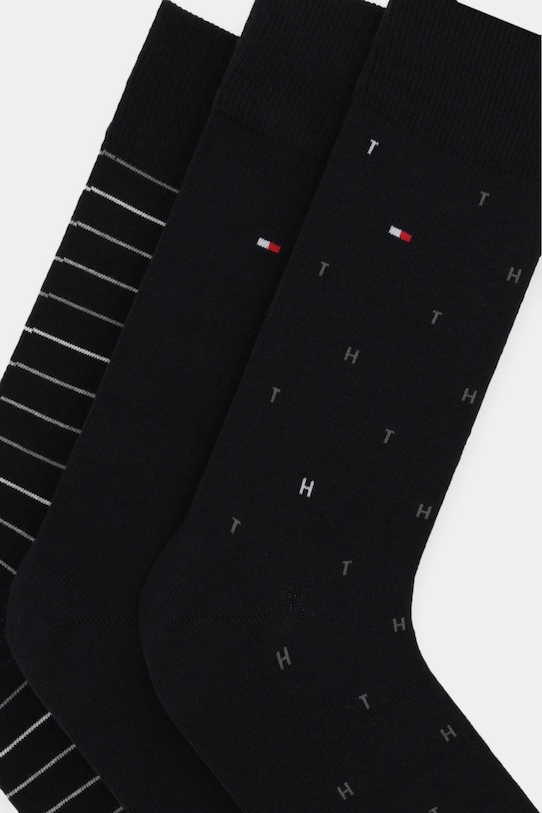 Tommy Hilfiger skarpetki 4-pack 701235375 czarny AW25