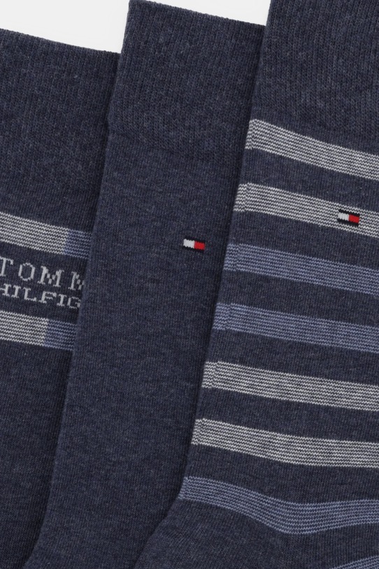 Tommy Hilfiger skarpetki 3-pack 701235376 niebieski AW25