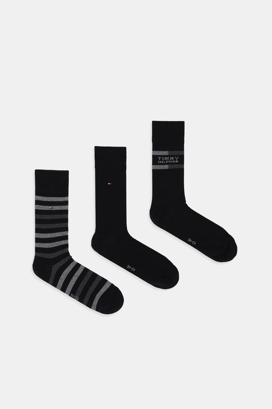 Tommy Hilfiger skarpetki 3-pack skarpetki długie czarny 701235376