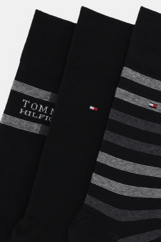 Tommy Hilfiger skarpetki 3-pack 701235376 czarny AW25