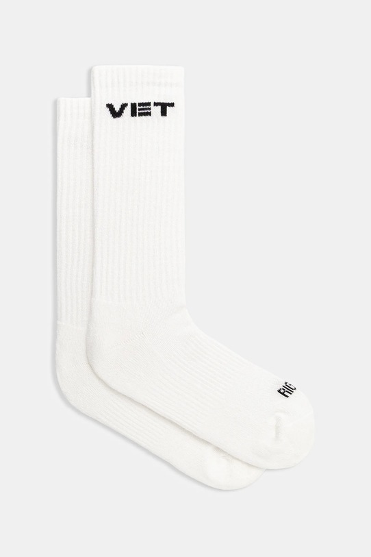 Κάλτσες VETEMENTS Vet ψηλές κάλτσες λευκό UH76SO250W