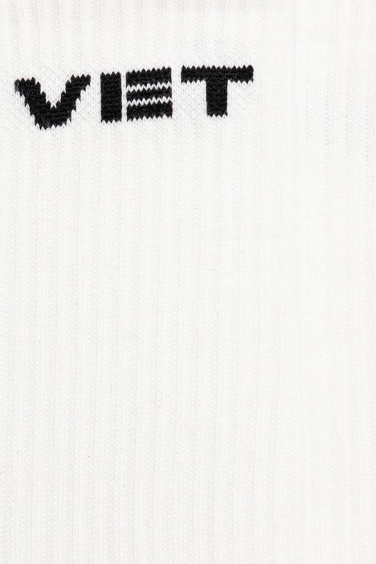 Κάλτσες VETEMENTS Vet UH76SO250W λευκό AW25