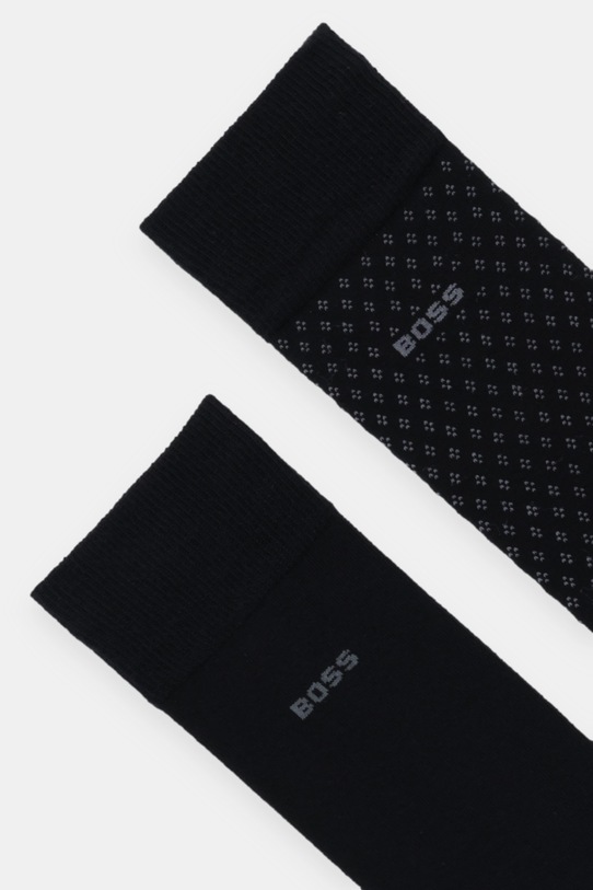 Κάλτσες BOSS 2-pack 50547832 μαύρο AW25