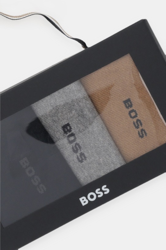 Odzież BOSS skarpetki 3-pack 50558589 szary