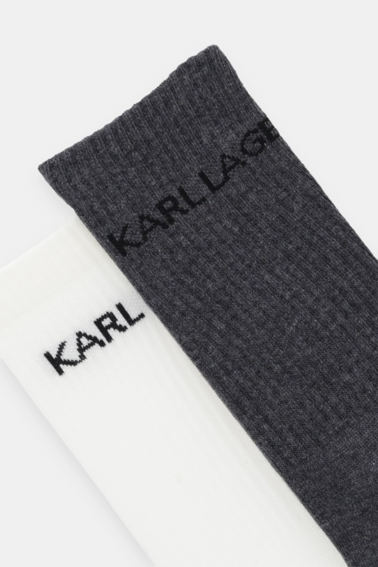 Karl Lagerfeld skarpetki 2-pack A4M47028 beżowy AW25