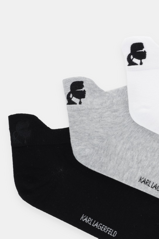 Karl Lagerfeld skarpetki 3-pack A4M47041 biały AW25