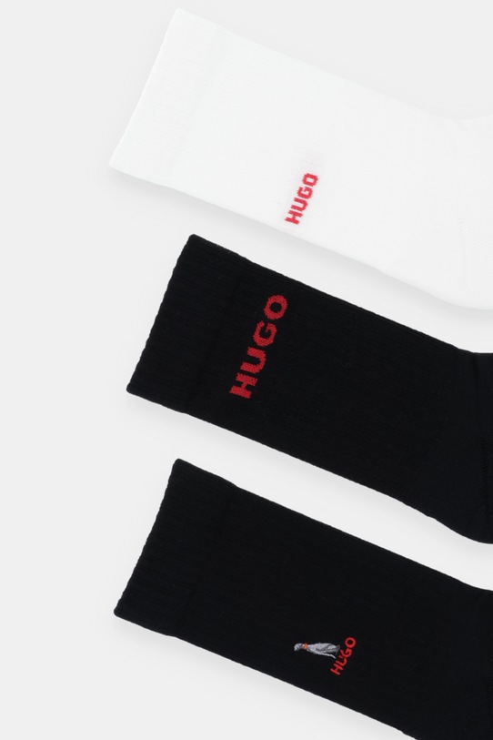 HUGO skarpetki 3-pack 50546351 czarny AW25