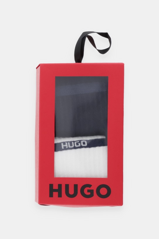 Odzież HUGO skarpetki 2-pack 50546649 biały