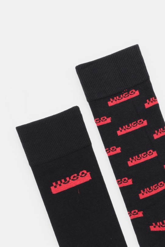 HUGO skarpetki 2-pack 50546669 czarny AW25