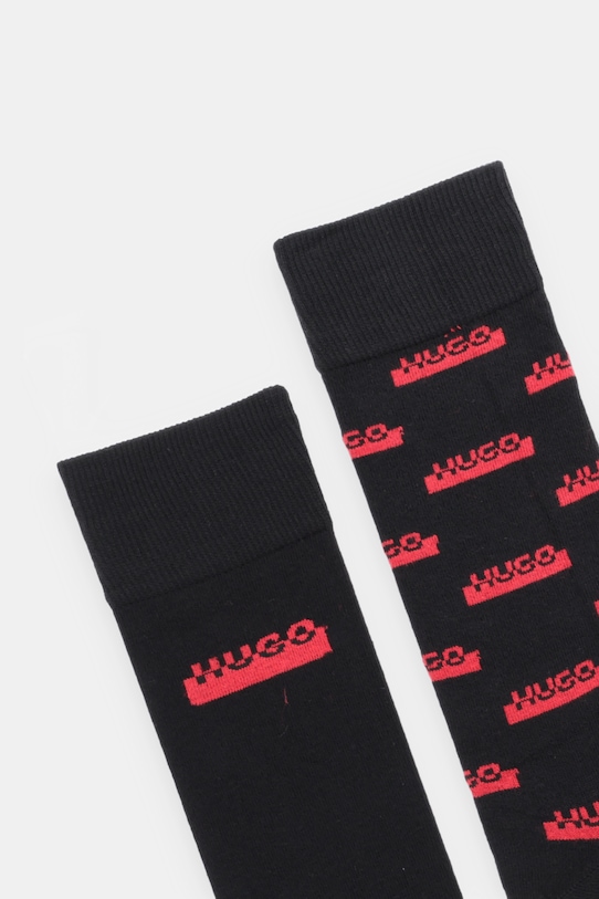 Κάλτσες HUGO 2-pack 50546669 μαύρο AW25