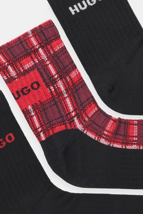 HUGO skarpetki 3-pack 50546682 czarny AW25