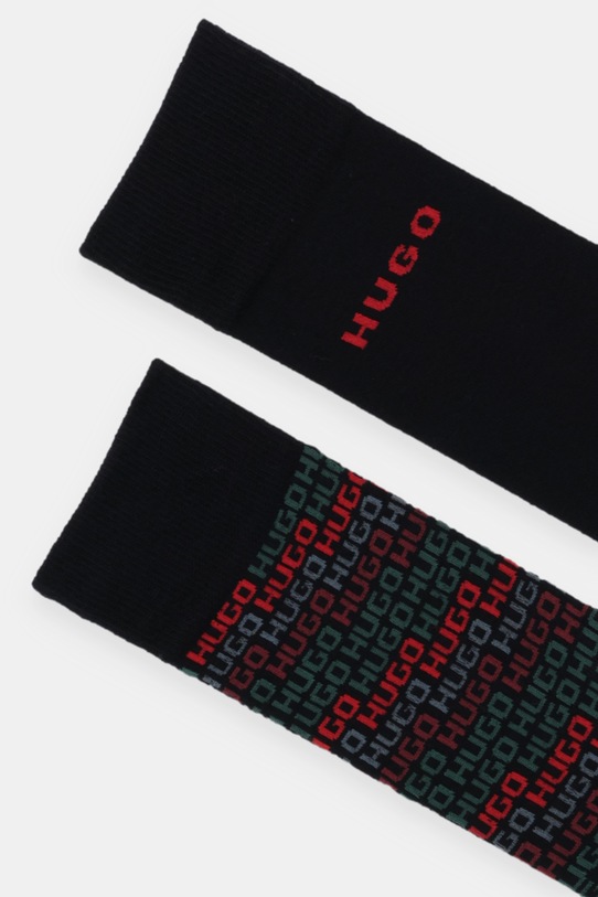 Κάλτσες HUGO 2-pack 50546706 μαύρο AW25