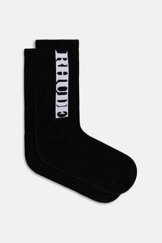 RHUDE skarpetki Dinero skarpetki długie czarny RHFW25SO01750