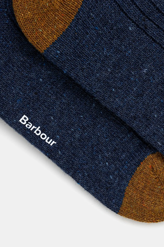 Čarape s dodatkom vune Barbour Houghton Socks MSO0091BR71 mornarsko plava AW25