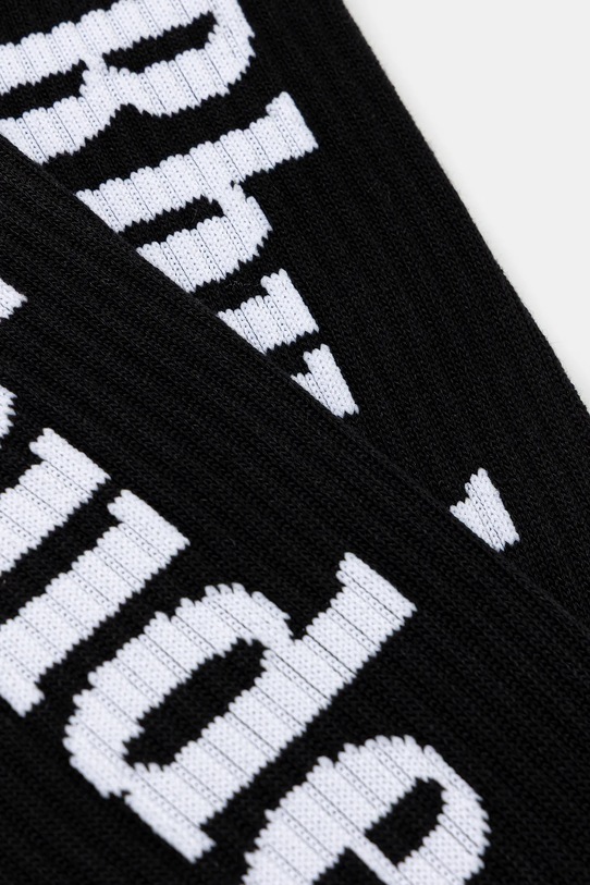 RHUDE socks Vertical Logo RHPF25SO01750 black AW25