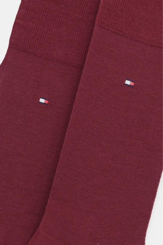 Tommy Hilfiger skarpetki z dodatkiem wełny 701229682 czerwony AW25