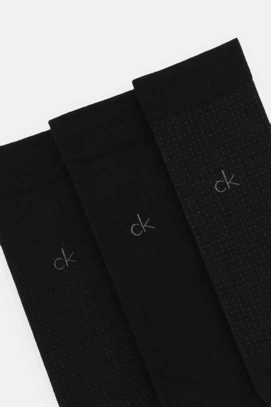 Calvin Klein skarpetki 3-pack 701235981 czarny AW25