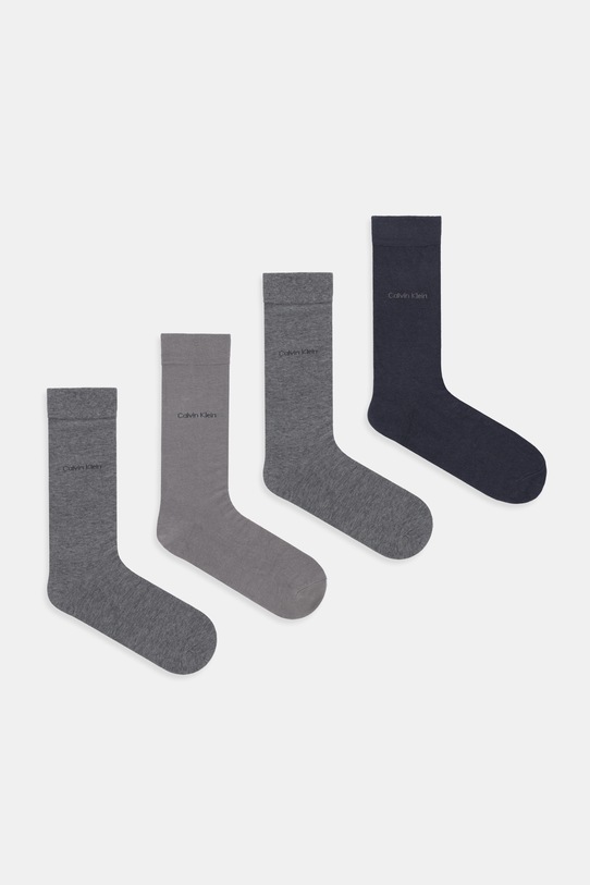 Calvin Klein skarpetki 4-pack skarpetki długie szary 701235979