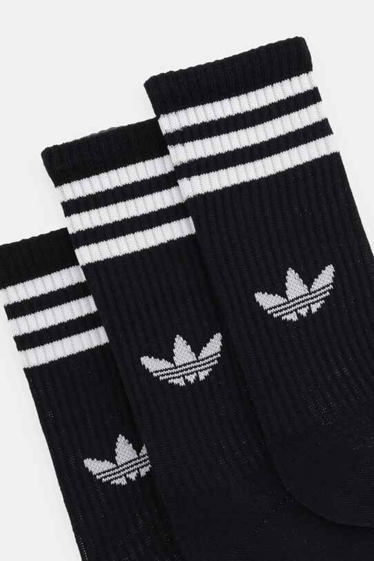 adidas Originals șosete 3-Stripes 3-pack JV7402 negru AW25
