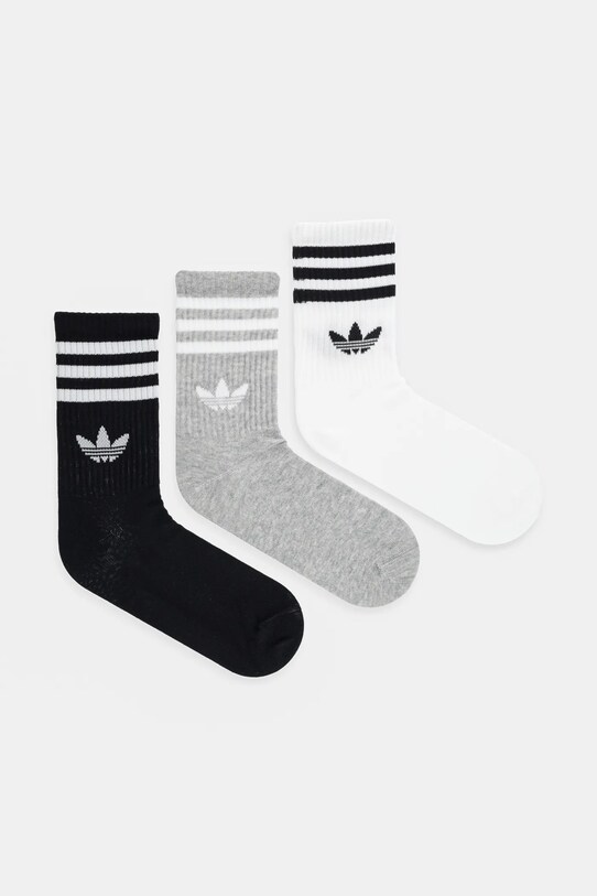 adidas Originals șosete 3-Stripes 3-pack sosete lungi alb JV7403