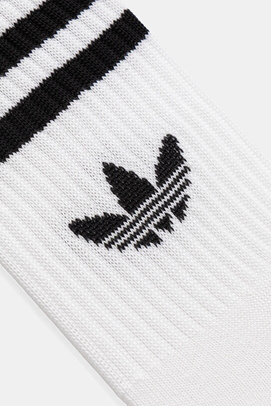 Шкарпетки adidas Originals 3-Stripes 6-pack JV7410 білий AW25