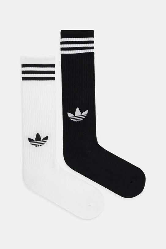 adidas Originals șosete 3-Stripes 2-pack sosete lungi alb JV7413