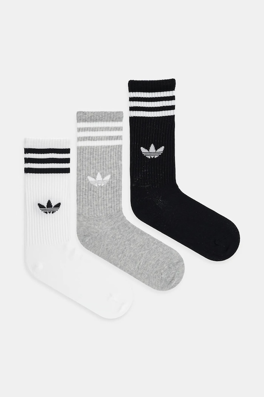 adidas Originals șosete 3-Stripes 3-pack sosete lungi negru JV7418