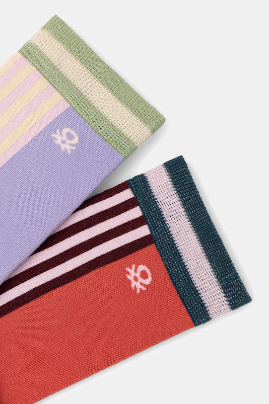 United Colors of Benetton șosete 2-pack 6AO427037 violet AW25