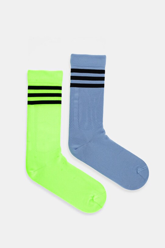 adidas Originals șosete 3-Stripes 2-pack sosete lungi albastru JX5200