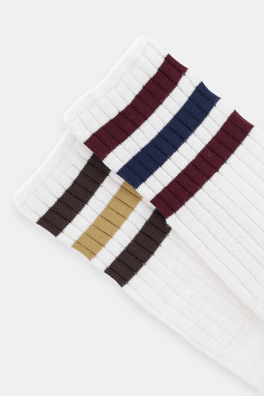 adidas Originals skarpetki z domieszką lnu 3-Stripes 2-pack JX5203 biały AW25