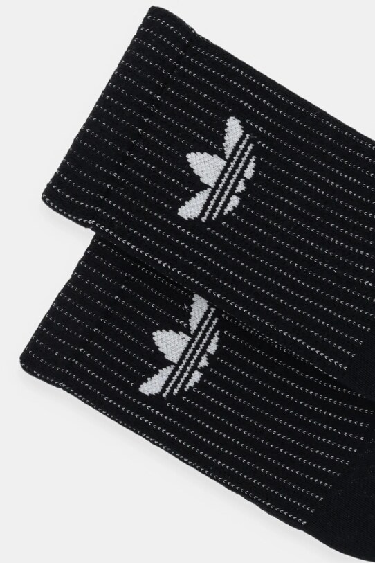 Κάλτσες adidas Originals Refl Crew S 2-pack JX5222 μαύρο AW25