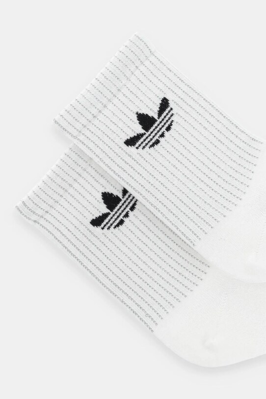 Κάλτσες adidas Originals Refl Crew S 2-pack JX5223 λευκό AW25