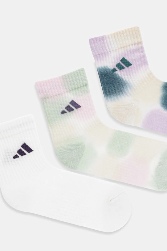 Κάλτσες adidas Tie Dye 3-pack JV8487 λευκό AW25