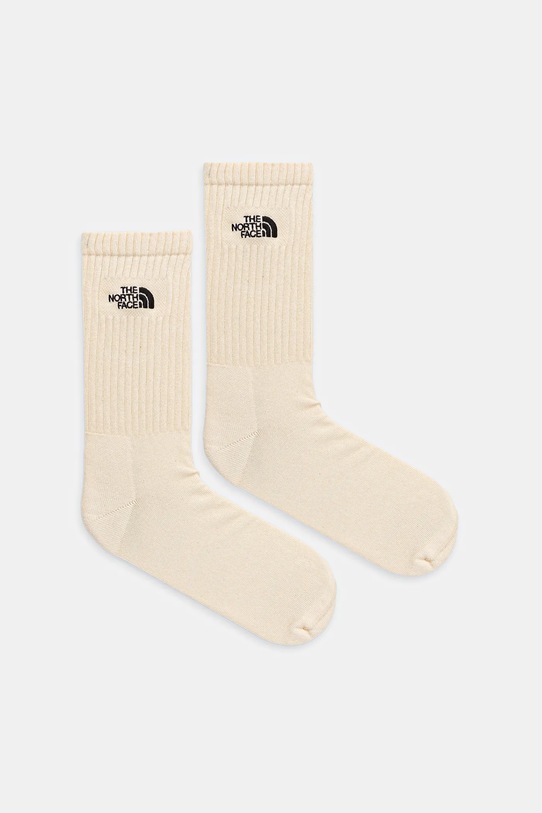Κάλτσες The North Face 2-pack ψηλές κάλτσες μπεζ NF0A8EGPLE71