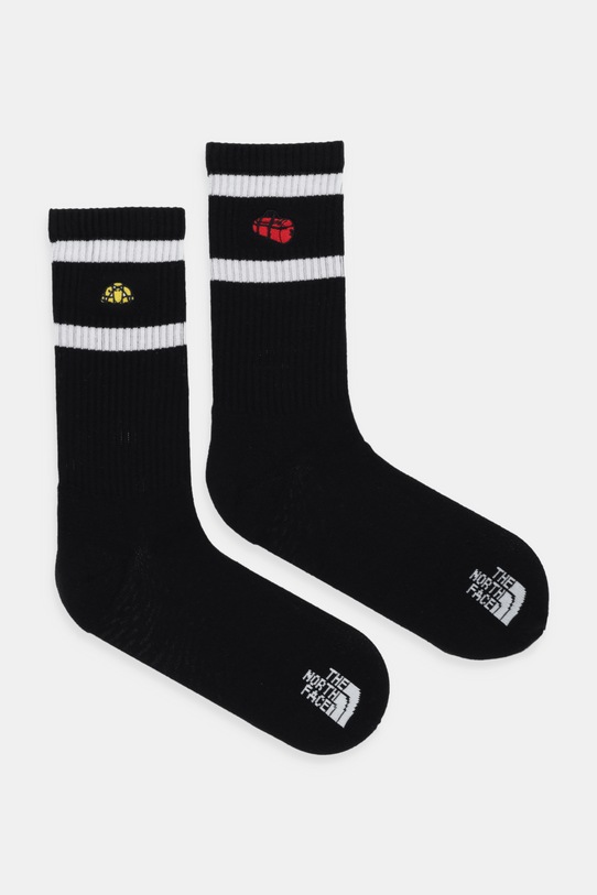 Nogavice The North Face 2-pack Visoke nogavice črna NF0A8EGMJK31