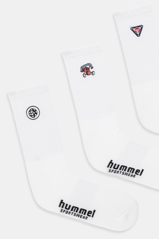 Κάλτσες Hummel 3-pack 230010 λευκό AW25