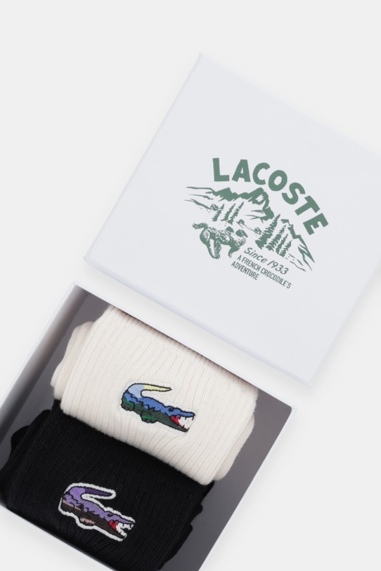 Odzież Lacoste skarpetki 2-pack RA5989 czarny