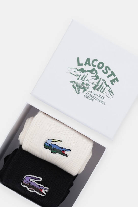 Одежда Носки Lacoste 2 шт RA5989 чёрный