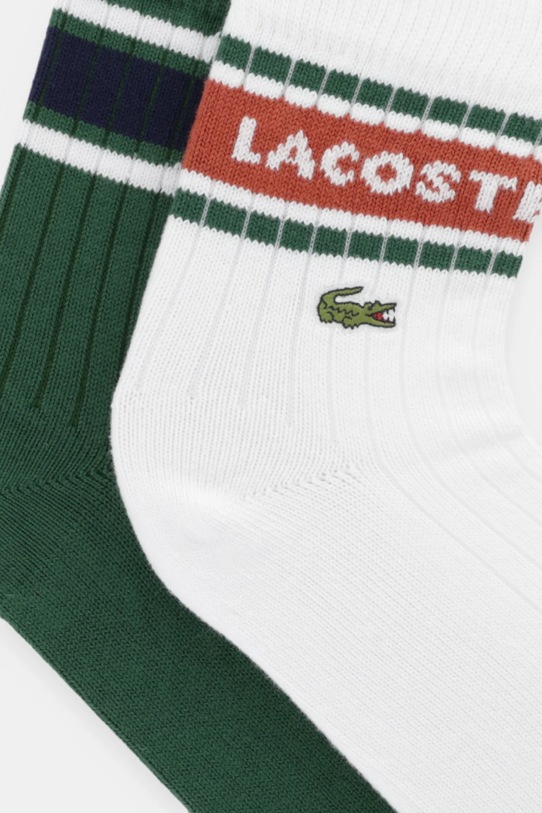 Lacoste skarpetki 2-pack RA9304 zielony AW25