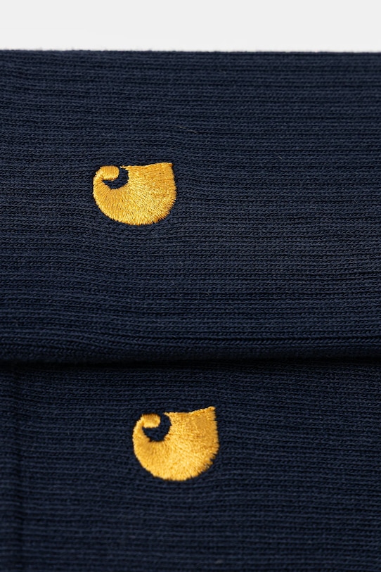 Чорапи Carhartt WIP Chase I029421.32QXX тъмносин AW25