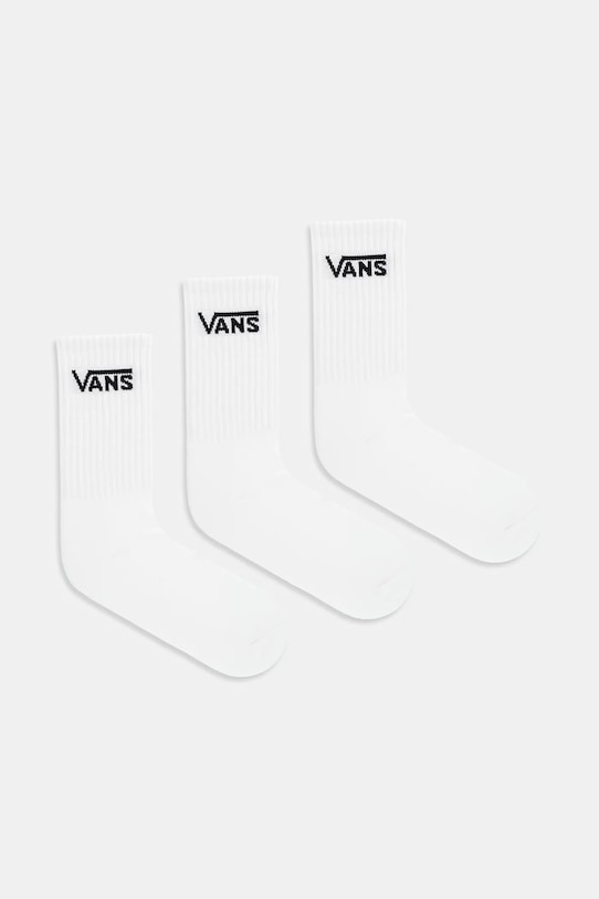 Чорапи Vans (3 броя) щампа бял VN000QBVWHT1