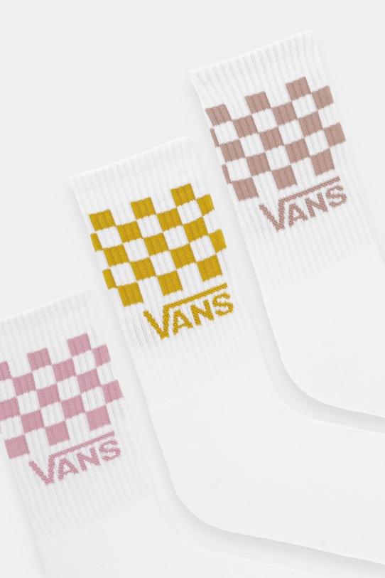 Vans skarpetki 3-pack VN000QBUEN71 biały AW25