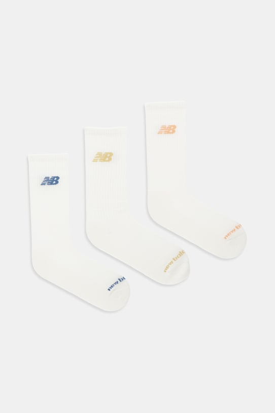 New Balance șosete 3-pack sosete lungi bej LAS51293SST