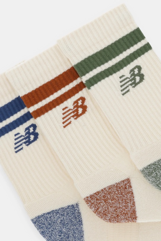 New Balance skarpetki 3-pack LAS35210AS3 beżowy AW25