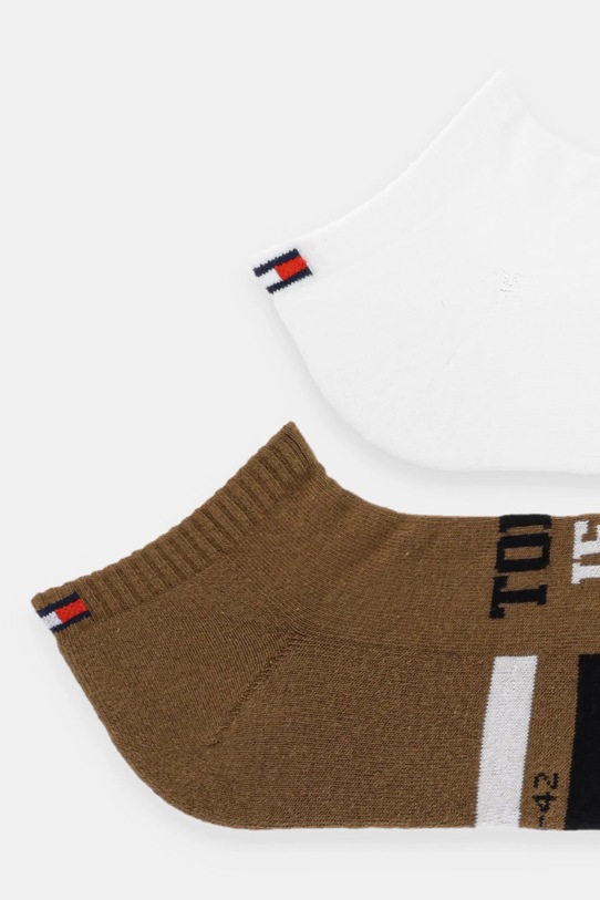 Tommy Jeans stopki 2-pack 701236736 brązowy AW25