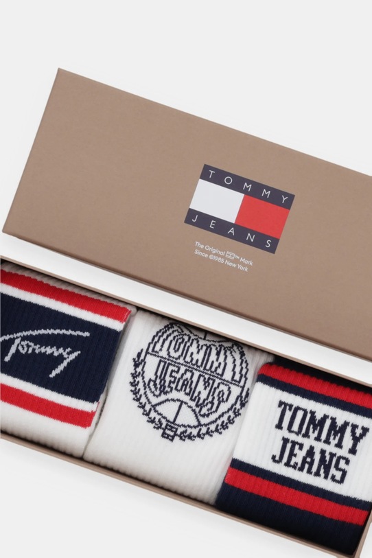 Odzież Tommy Jeans skarpetki 3-pack 701236471 biały