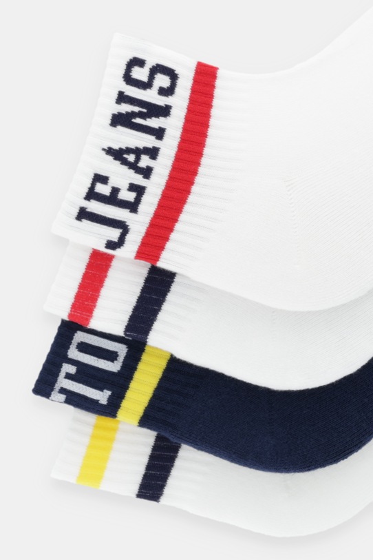 Čarape Tommy Jeans 4-pack 701238222 bijela AW25
