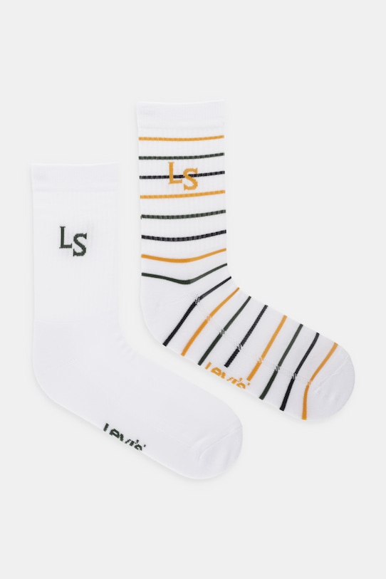 Levi's skarpetki 2-pack skarpetki długie biały 37157.1289